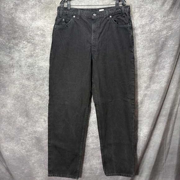 Levi's Other - Vintage 90s Levis 550 Black Relaxed Fit Jeans Mens 38x32 Orange Tab Made in USA